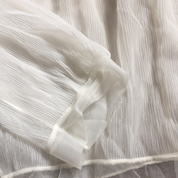 1940-50s era sheer nylon blouse with tags!! - Picture 3 of 6